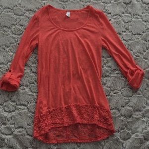 Gorgeous coral top, Vanity, Medium